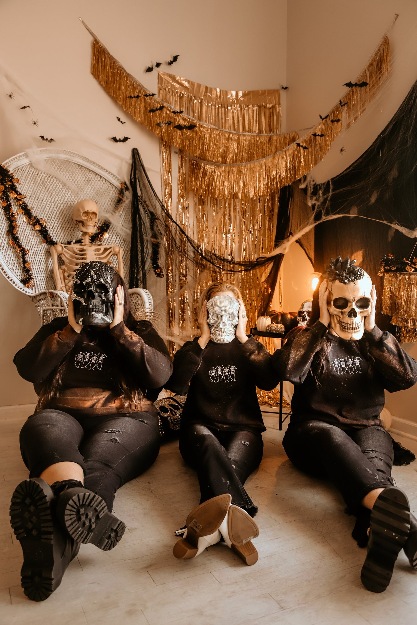 Dancing Bones | Handmade Sweatshirt