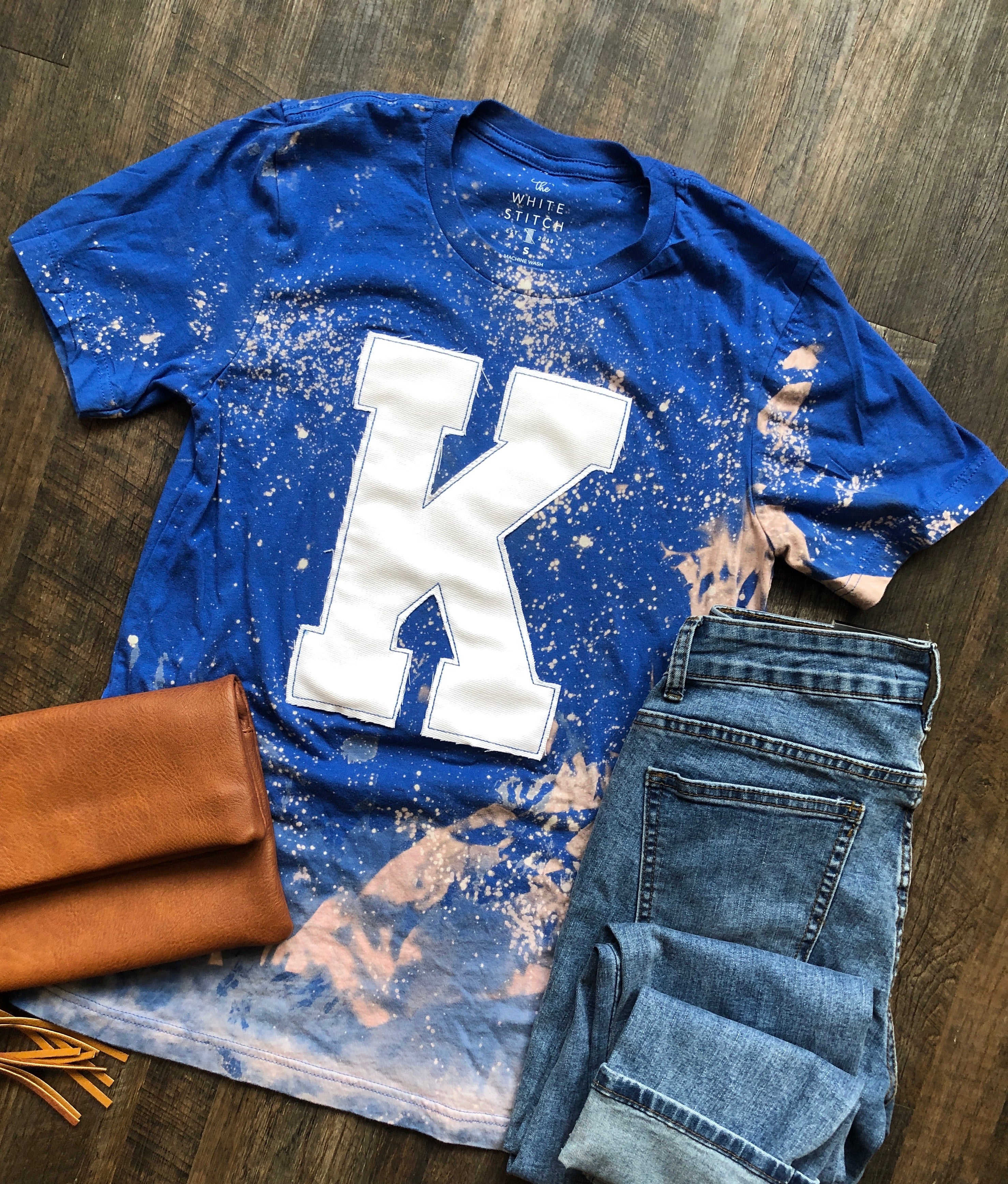 Distressed Game Day Tee | Handmade