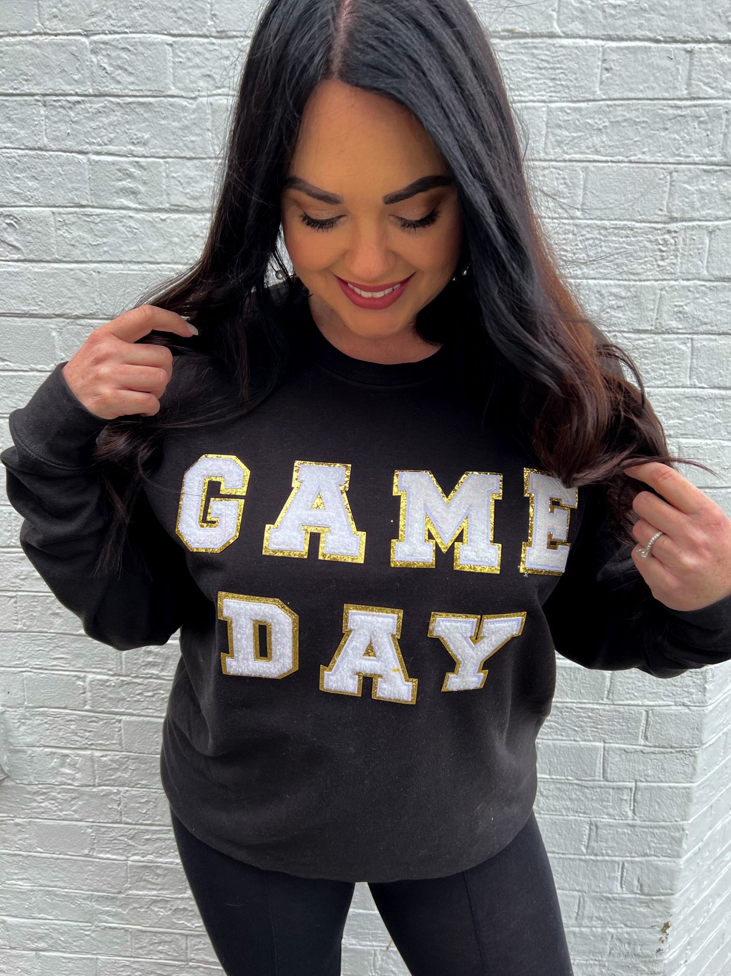 Game Day Chenille l Graphic Sweatshirt | Customize
