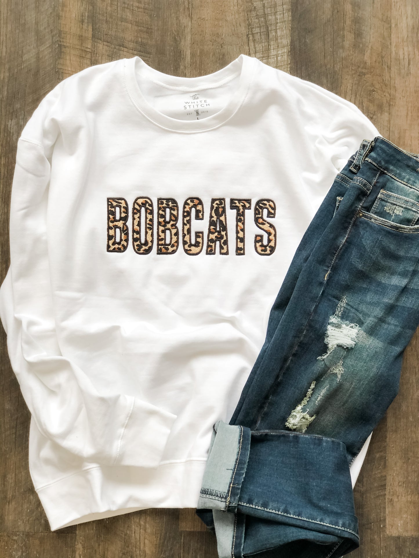 Leopard Mascot Sweatshirt | Customizable
