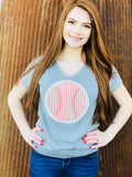 Vintage Baseball Vneck