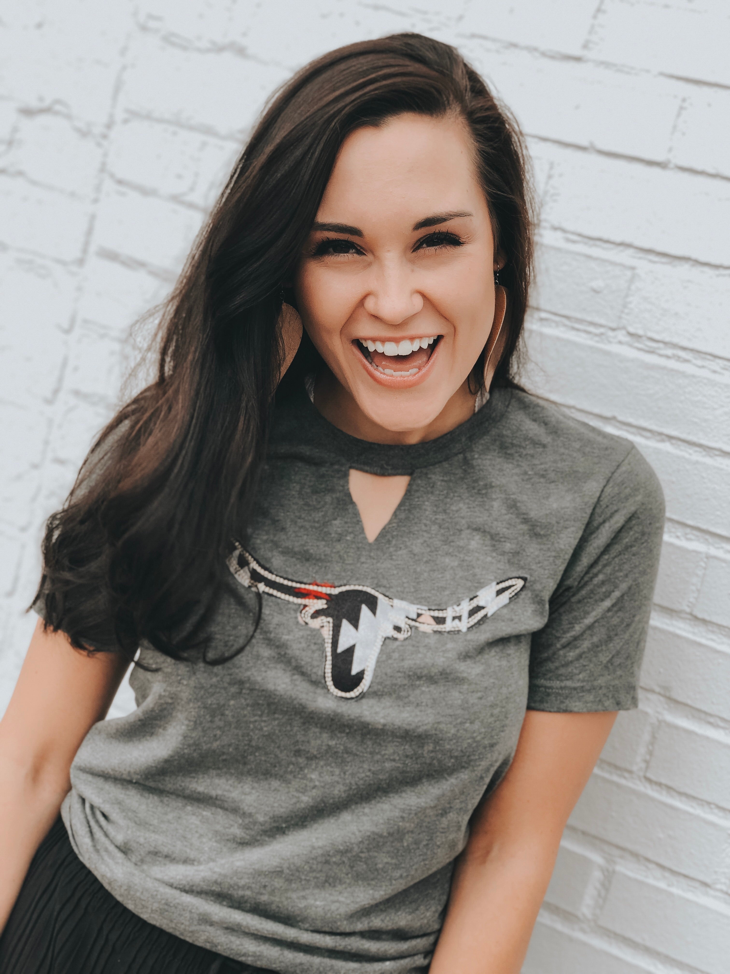 Steer Aztec Tee