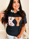 Strawberry & Gingham State | Handmade Tee