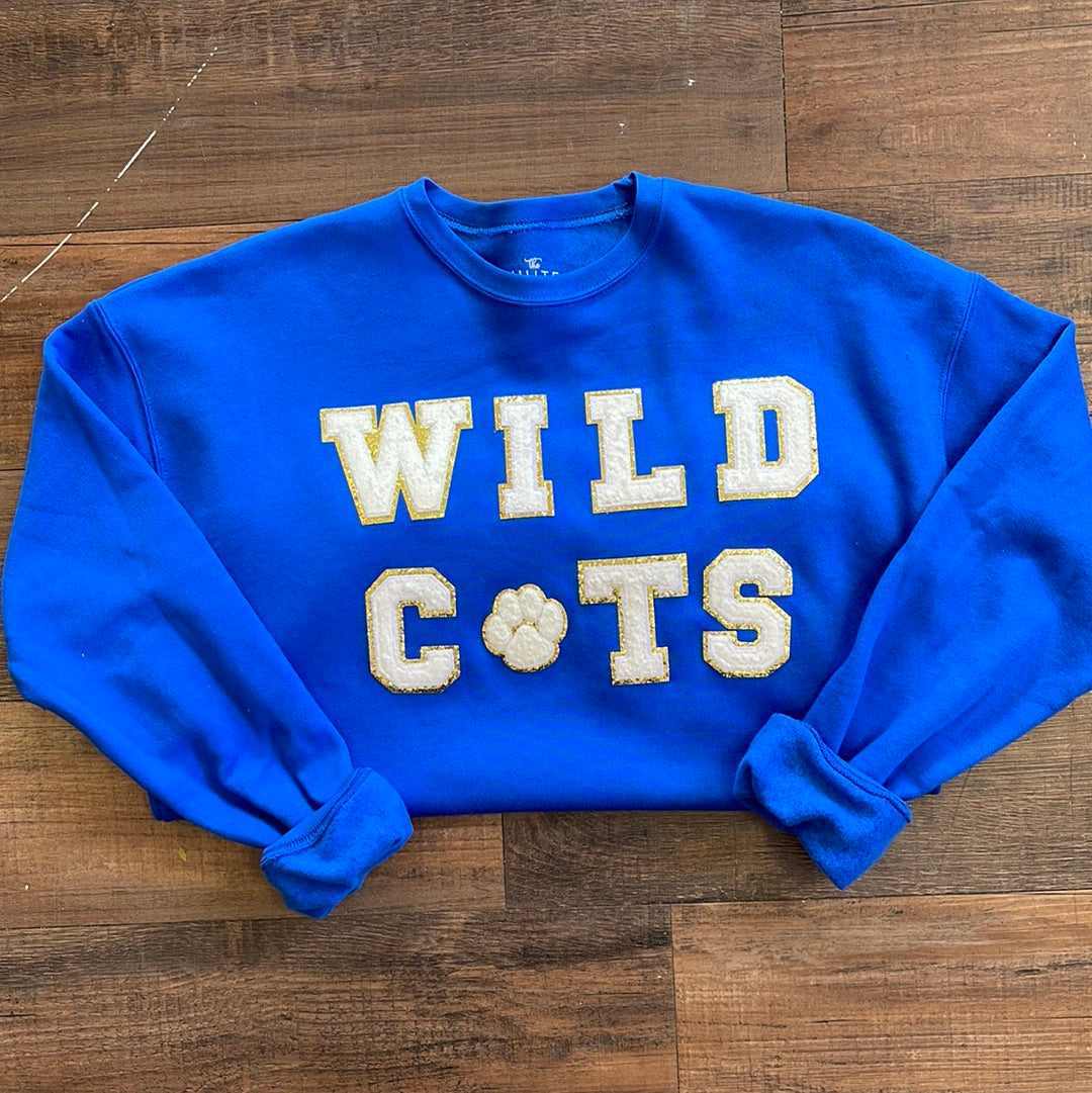 Wildcats Chenille Patch Sweatshirt