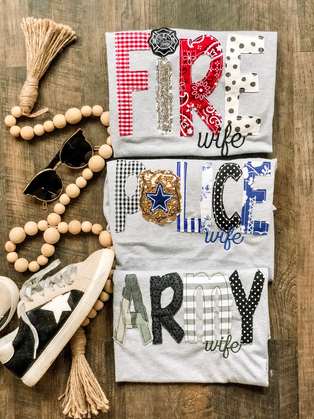 Proud Wife Customizable Handmade Tee