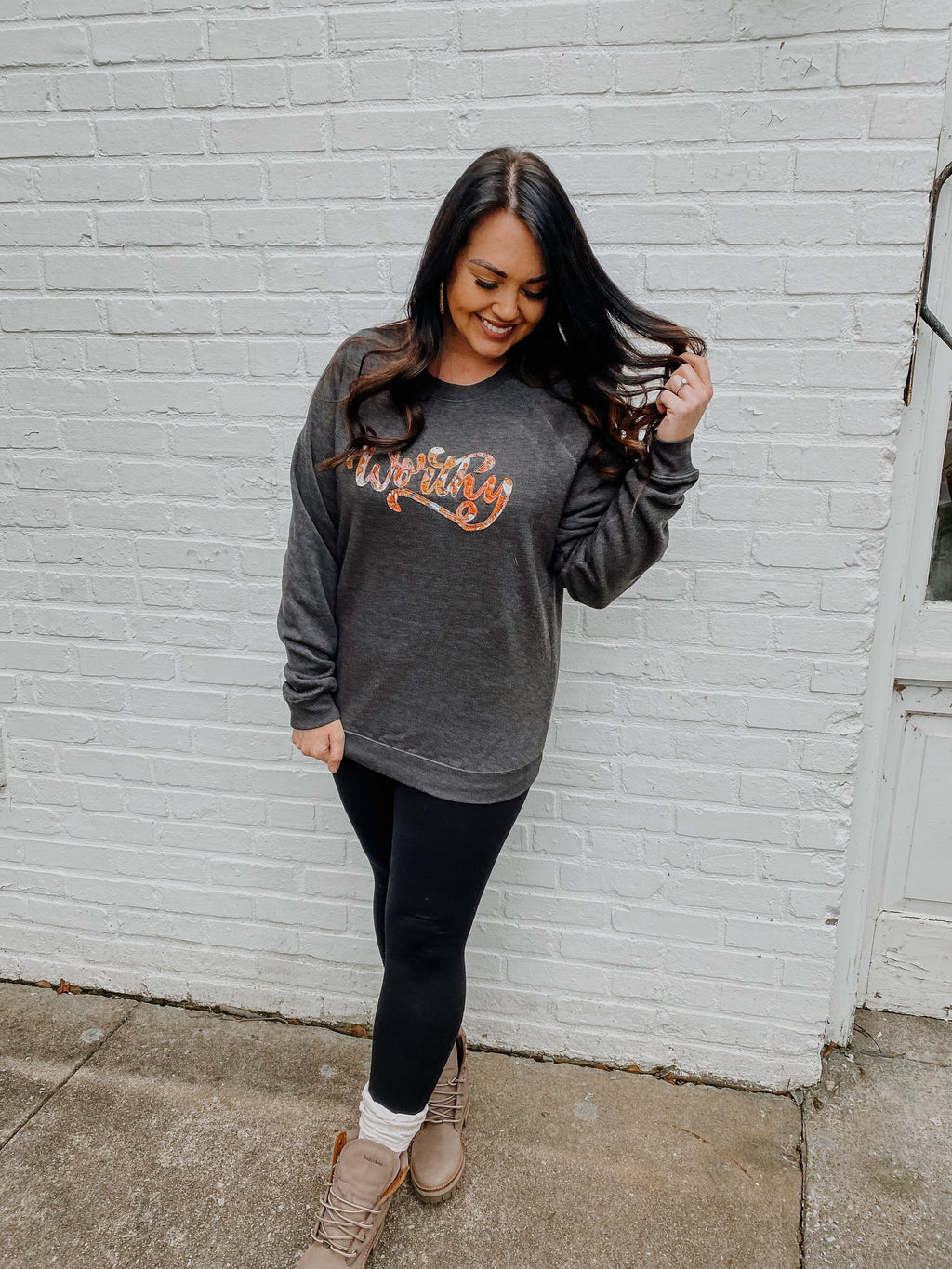 Worthy Sweatshirt | Handmade