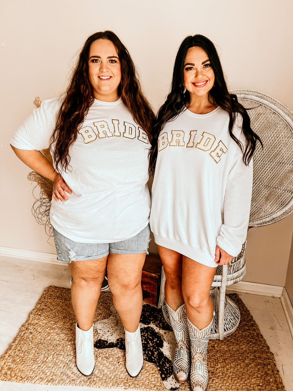 Bride Tee | Chenille Patch | White