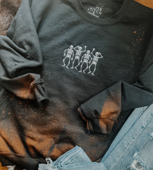 Dancing Bones | Handmade Sweatshirt