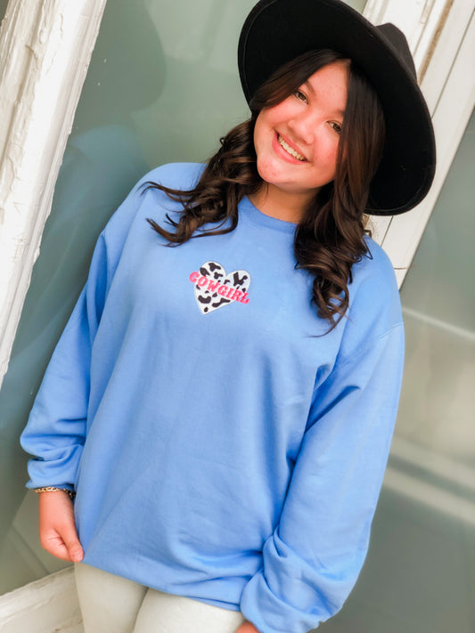 Cowgirl Embroidered Sweatshirt