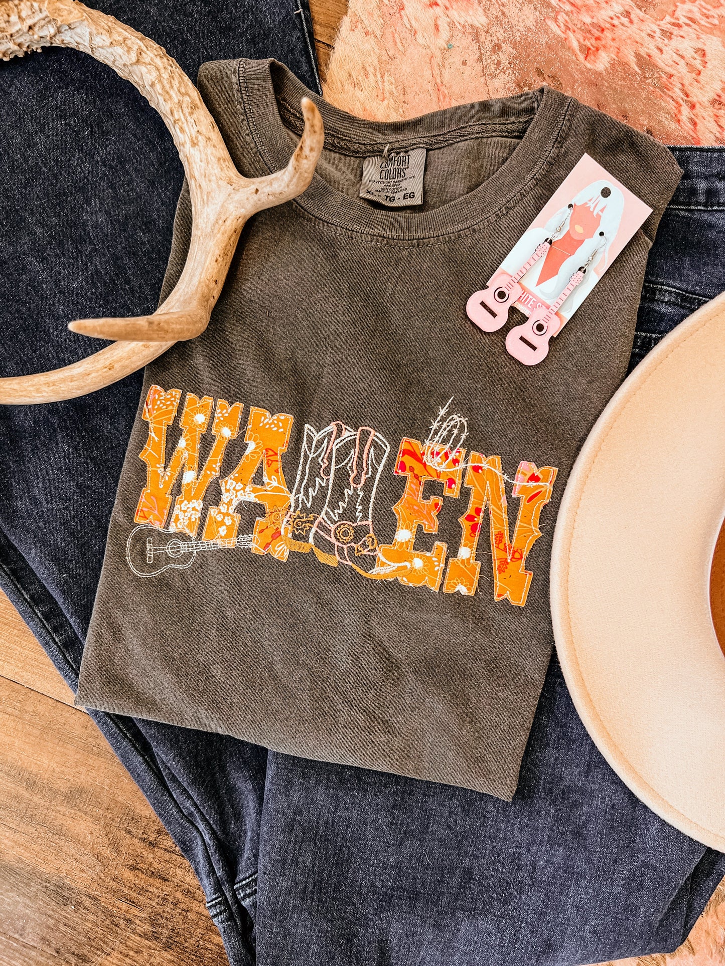 Broadway Girls Country Music Tee | Charcoal