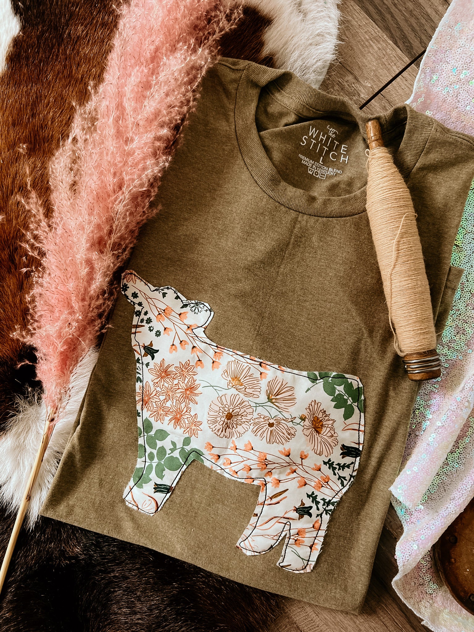 Wild and Free Farm Animals | Handmade tee