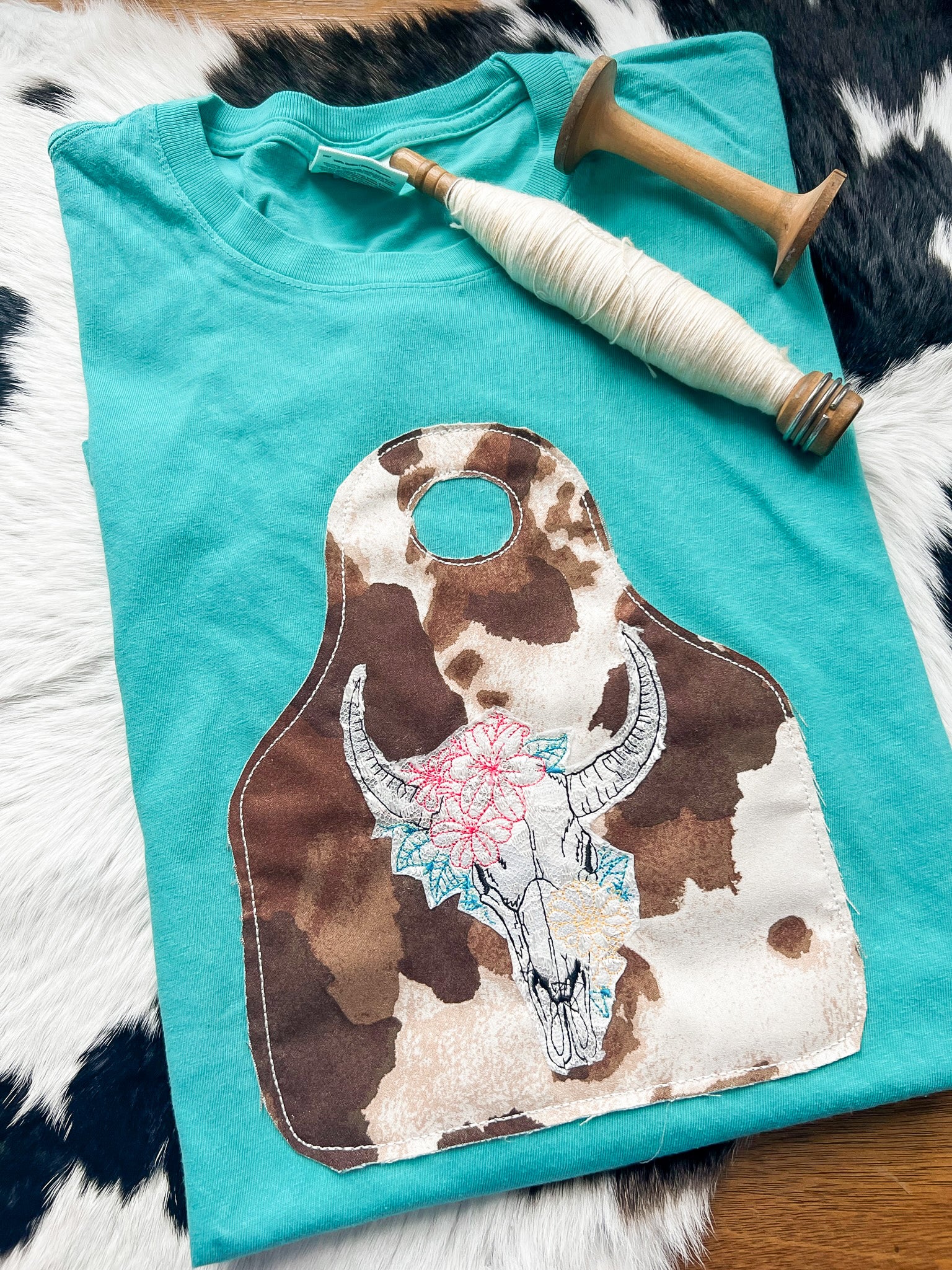 Cow Tag | Handmade Tee