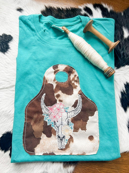 Cow Tag | Handmade Tee