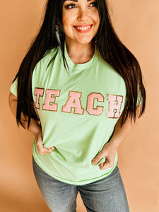 Teach Chenille Patch | Tee Shirt