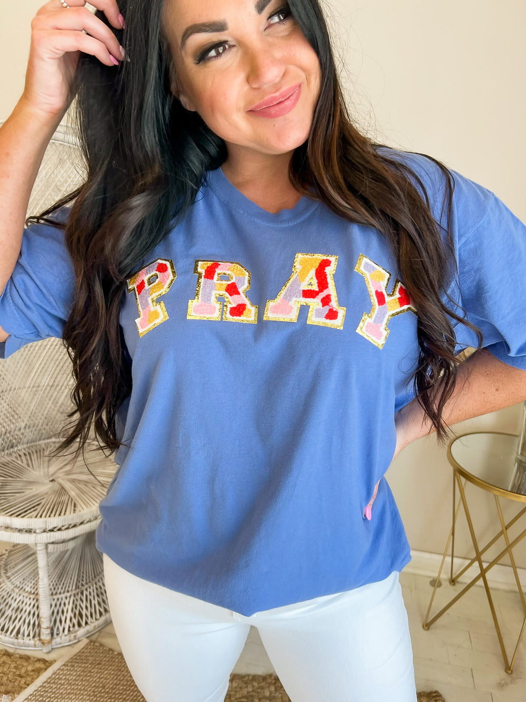 PRAY Comfort Colors | Patch tee