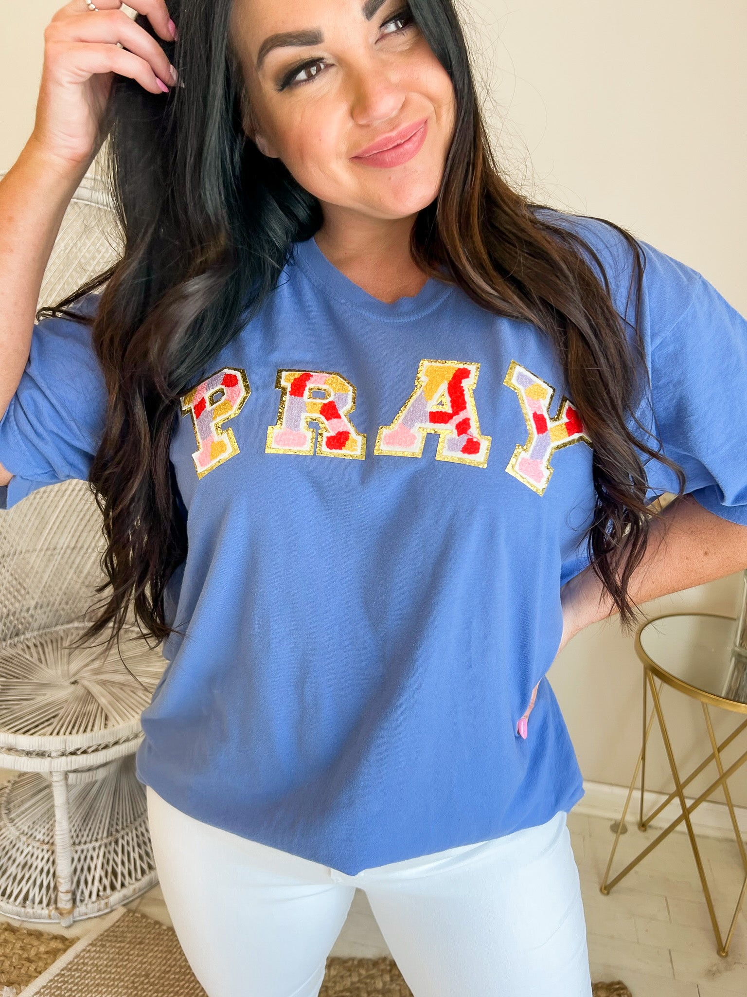 PRAY Comfort Colors | Patch tee