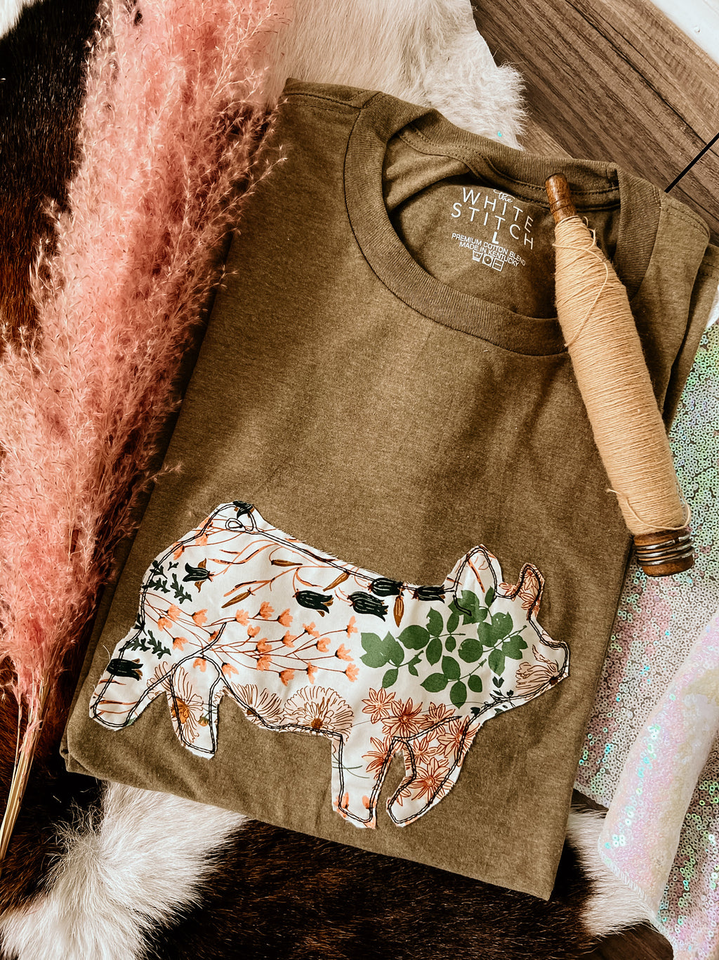 Wild and Free Farm Animals | Handmade tee